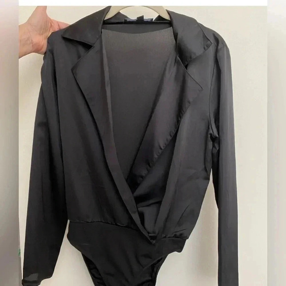 Parisian Wrap Bodysuit Size 10 - Picture 2 of 3